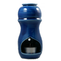 Brûle-parfum artisanal - Bleu
