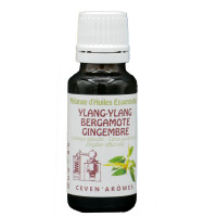 Ylang ylang - Gingembre - Bergamote 20ml Huile essentielle